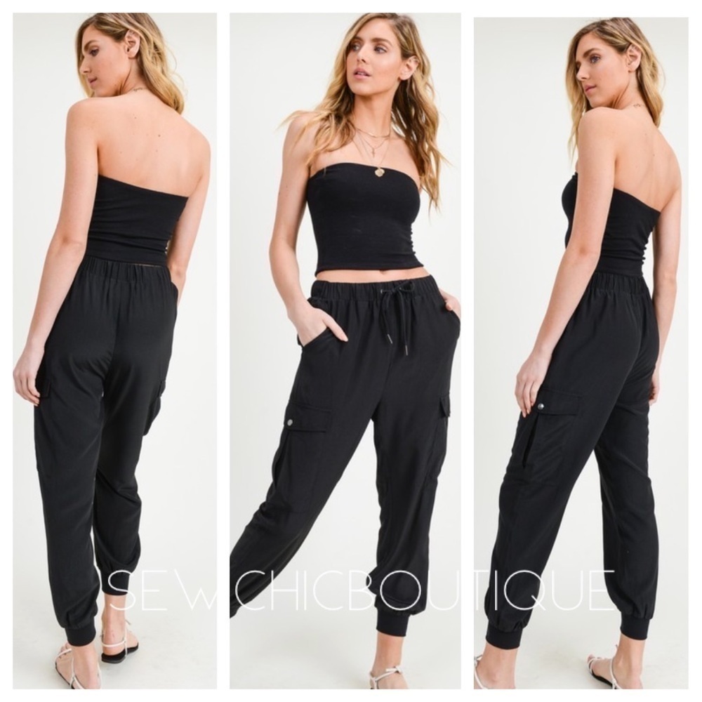 SOFT Cargo Joggers with pocket detail